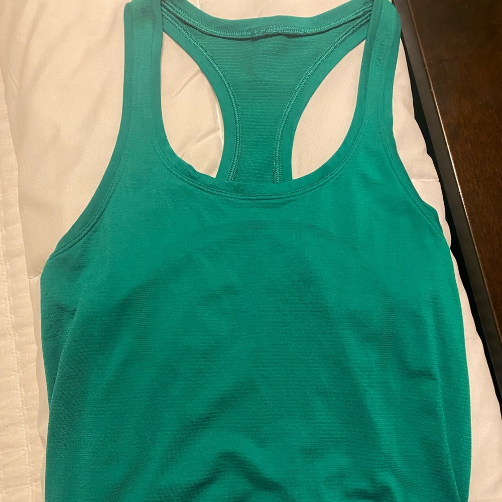 Emerald green swiftly tank. Race length. Size 6
